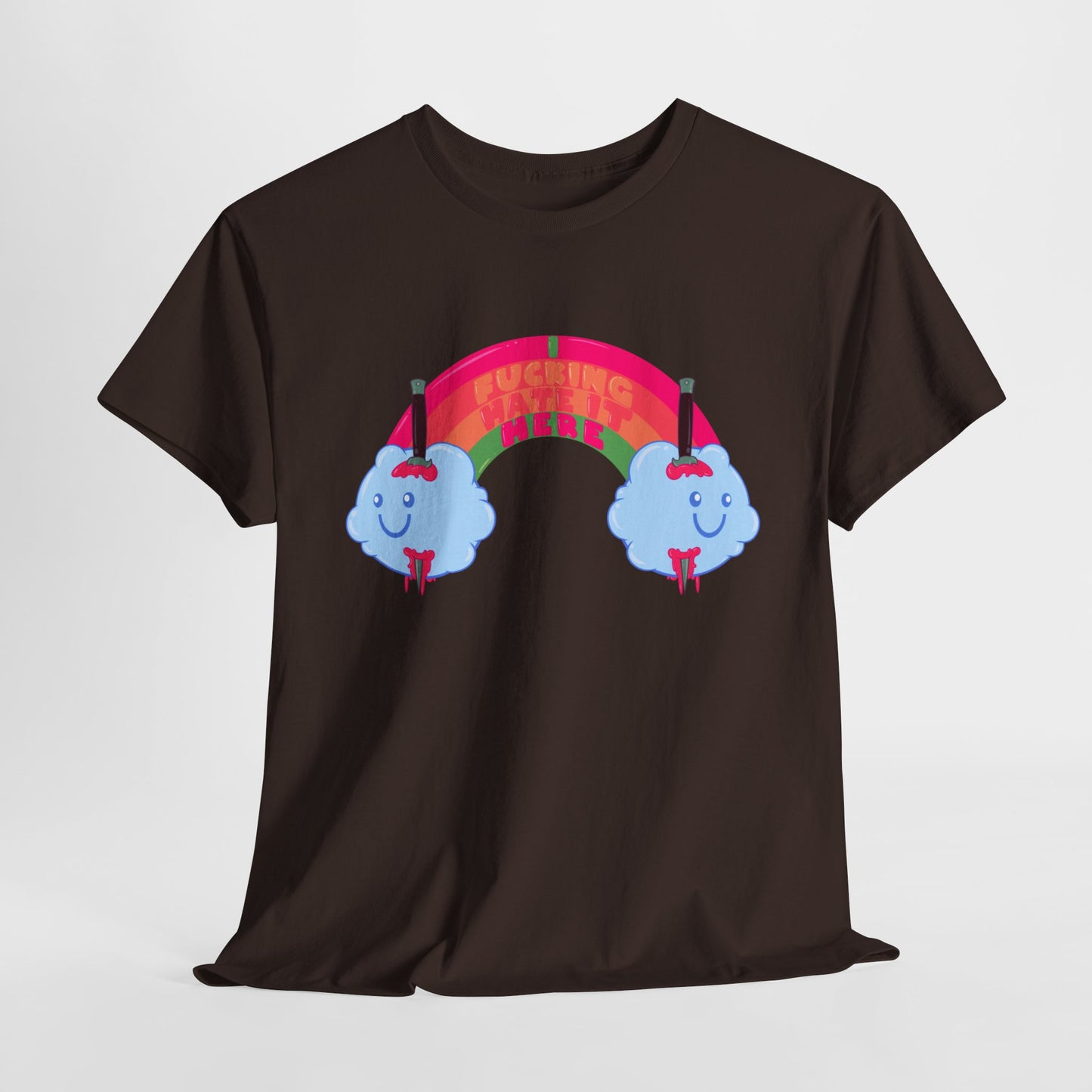 I Fucking Hate It Here Unisex Heavy Cotton Tee