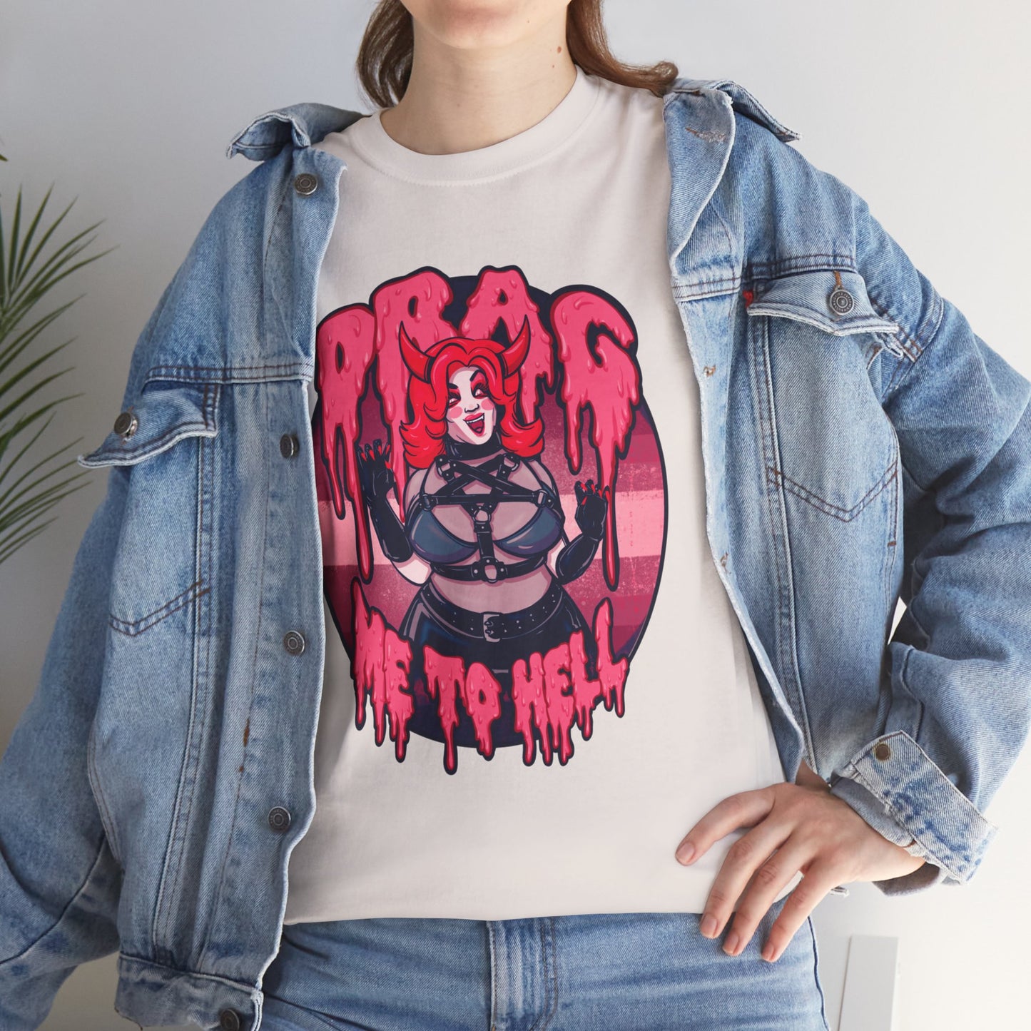 Drag Me To Hell Unisex Heavy Cotton Tee