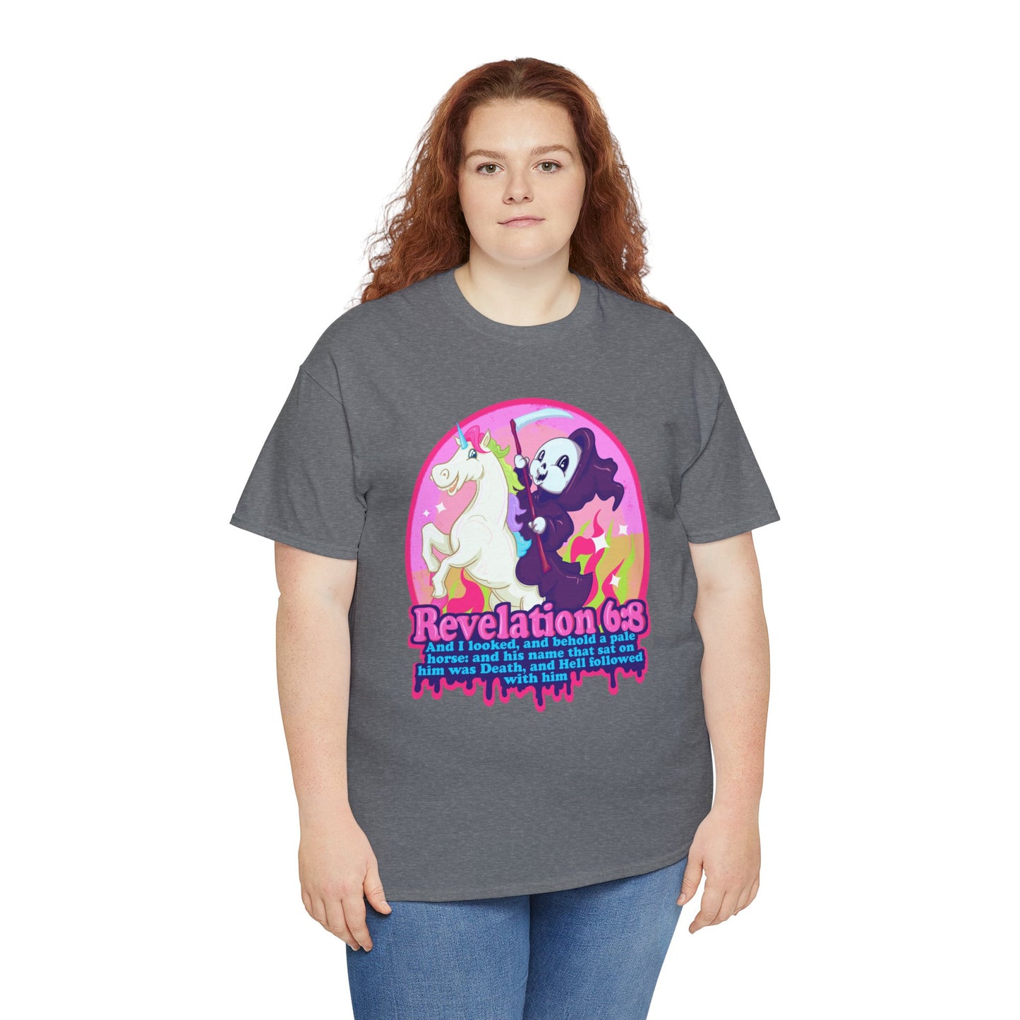 Revelation 6:8 Unisex Heavy Cotton Tee