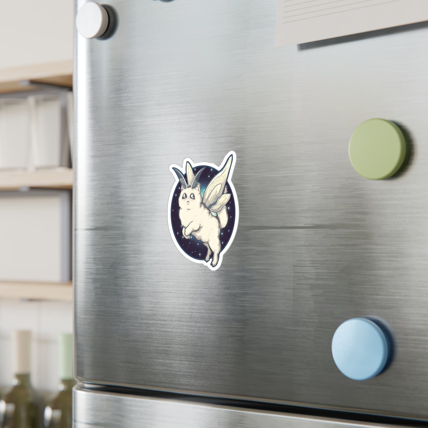 Kitty Moth Kiss-Cut Vinyl Decal