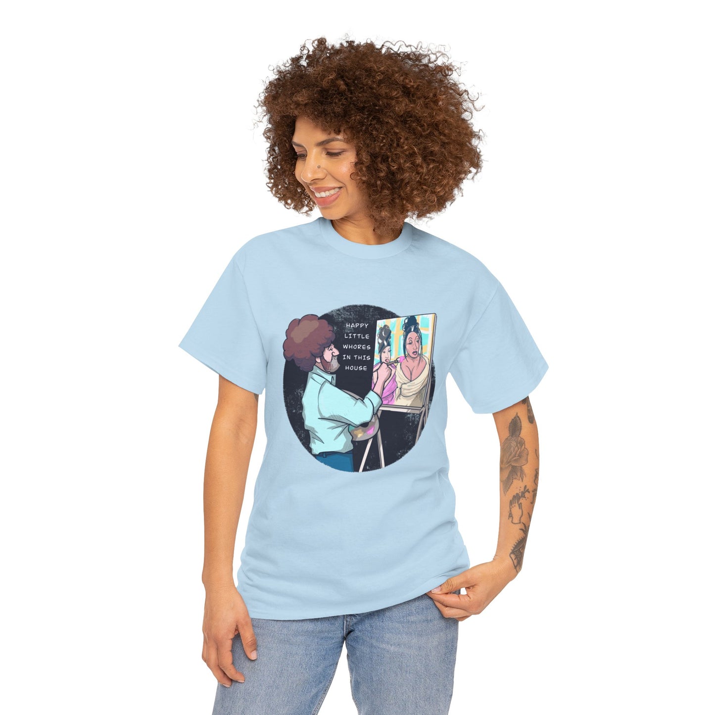 Wet Ass Paint Unisex Heavy Cotton Patreon Tee