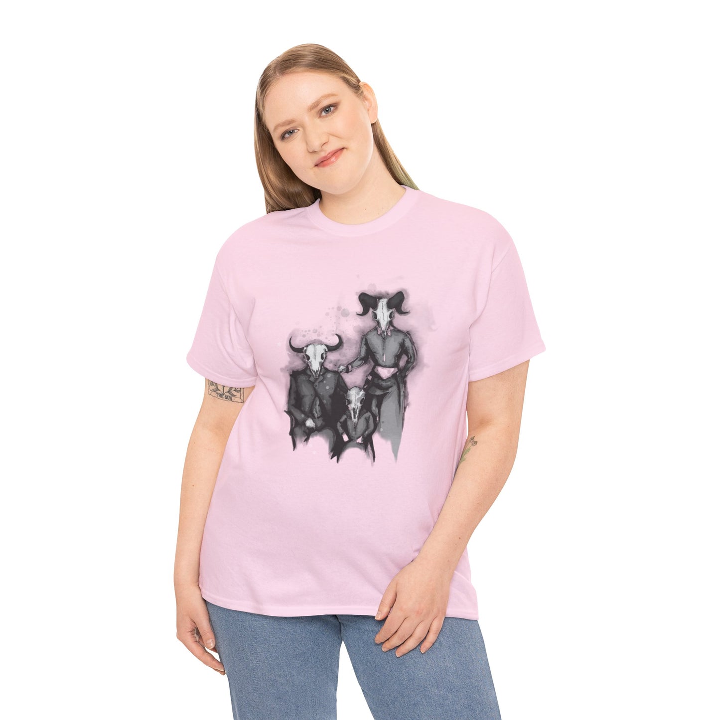 Family Portrait Unisex Heavy Cotton Tee