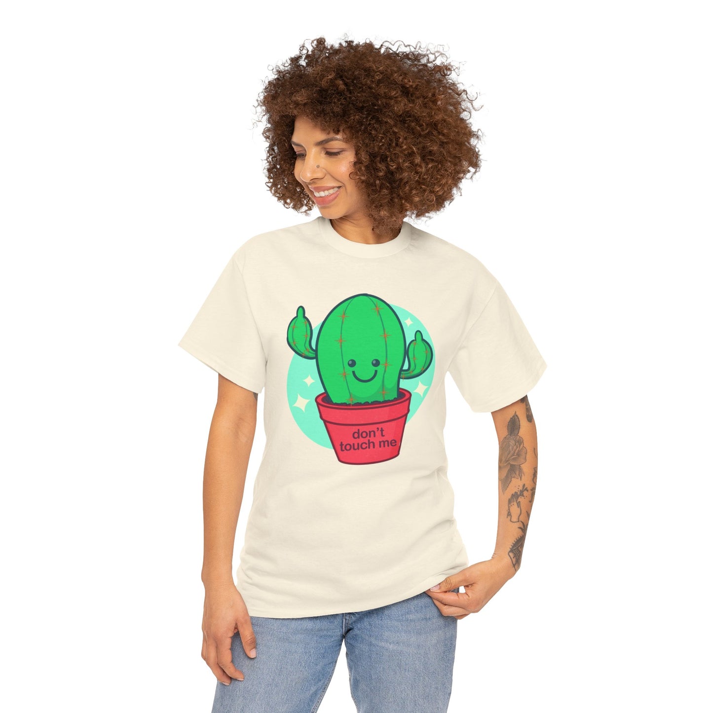 Don't Touch Me Unisex Heavy Cotton Tee