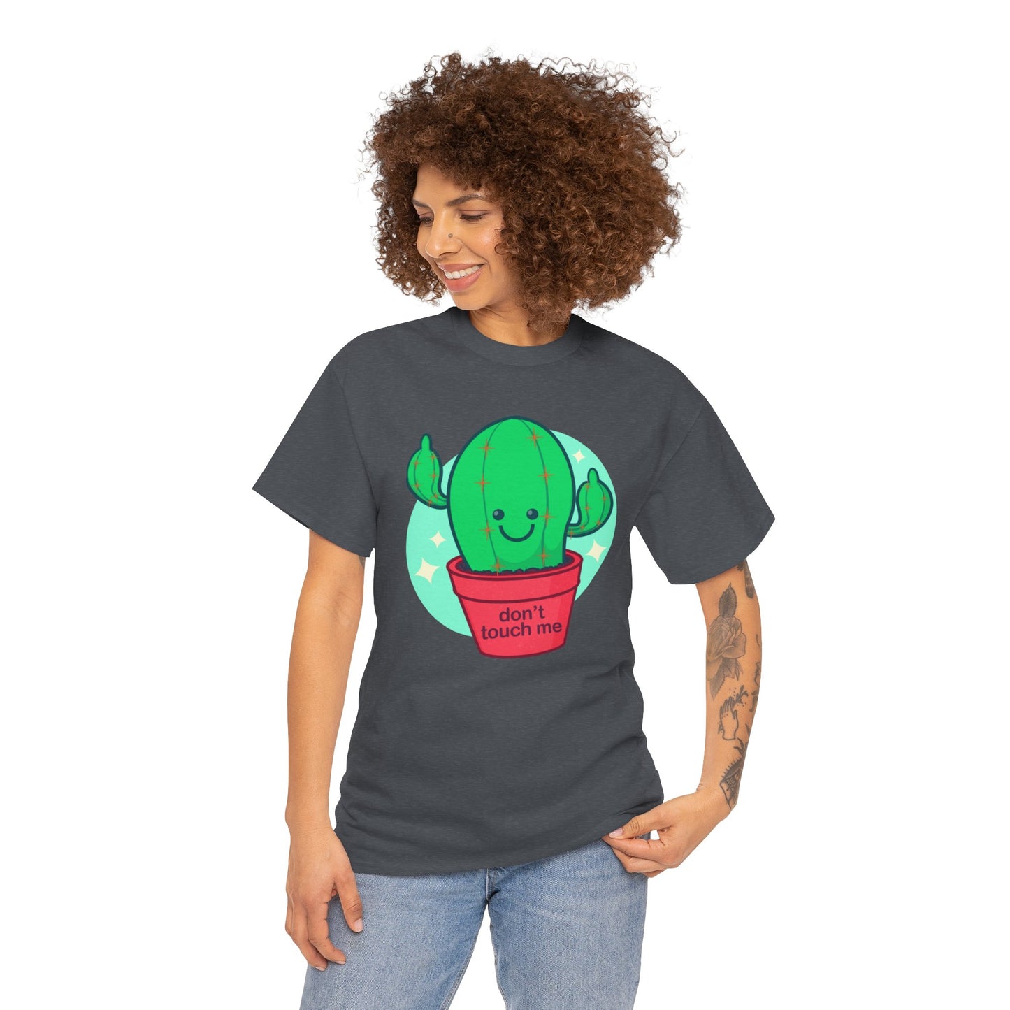Don't Touch Me Unisex Heavy Cotton Tee