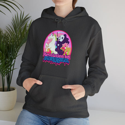 Revelation 6:8 Unisex Heavy Blend Hooded Sweatshirt