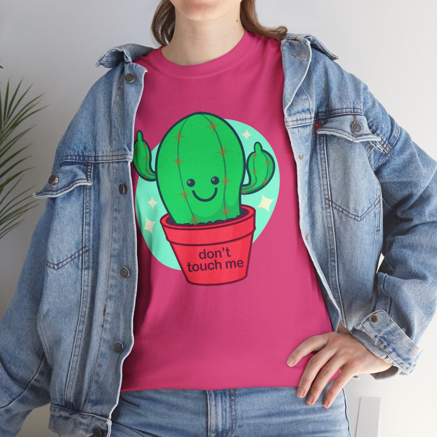 Don't Touch Me Unisex Heavy Cotton Tee