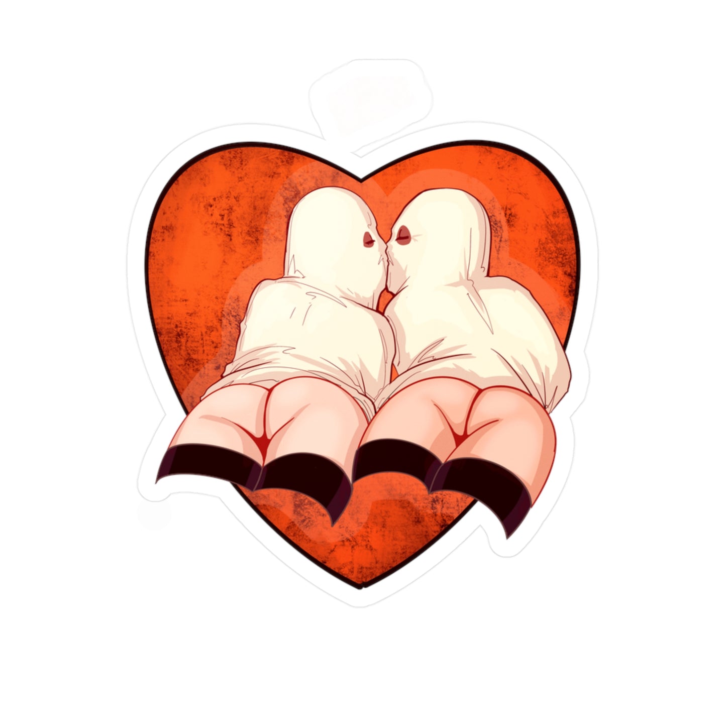 Ghost Love Kiss-Cut Vinyl Decal