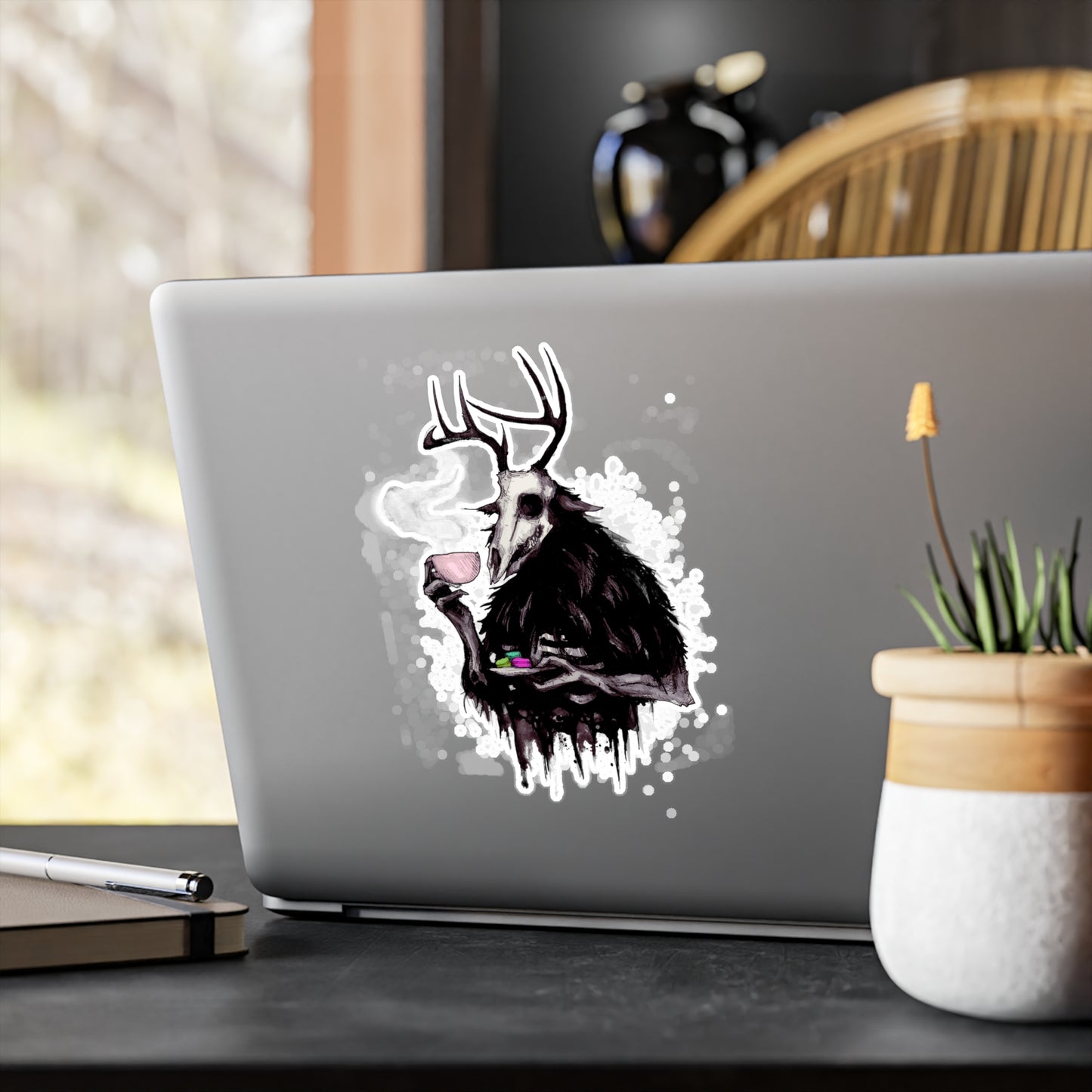 Tea Time Kiss-Cut Vinyl Decal