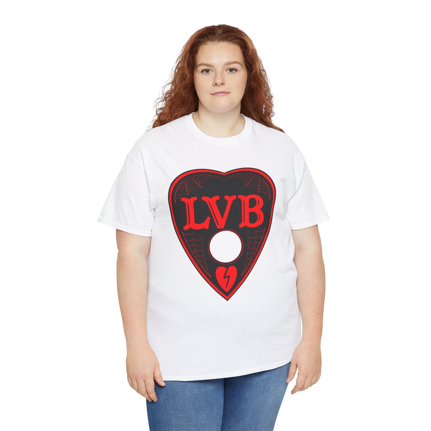 LVB Art Red Planchette Unisex Heavy Cotton Tee
