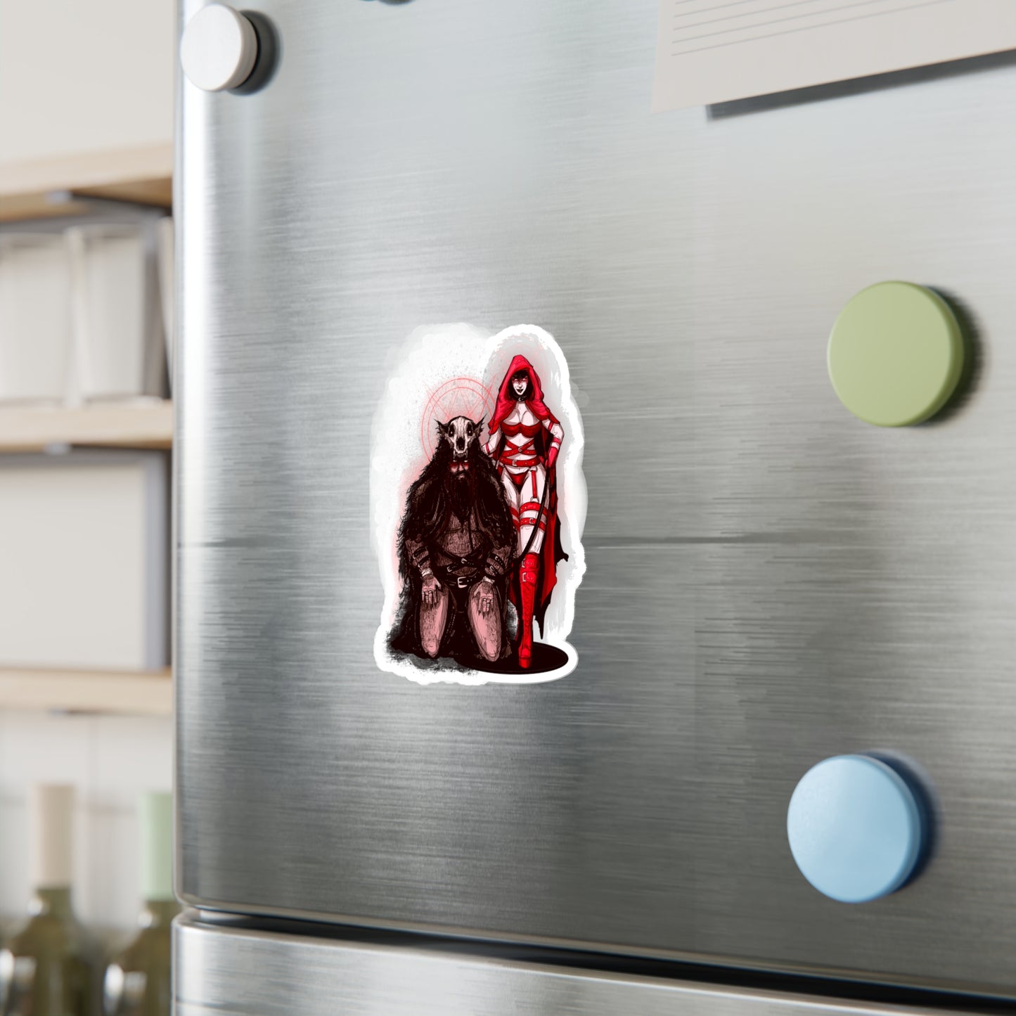 Taming The Wolf Kiss-Cut Vinyl Decal