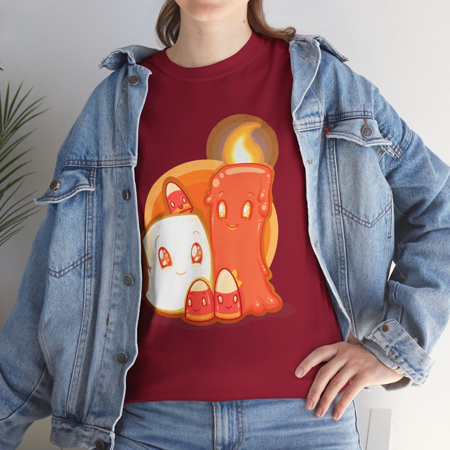 How Candy Corn Is Made Unisex Heavy Cotton Tee