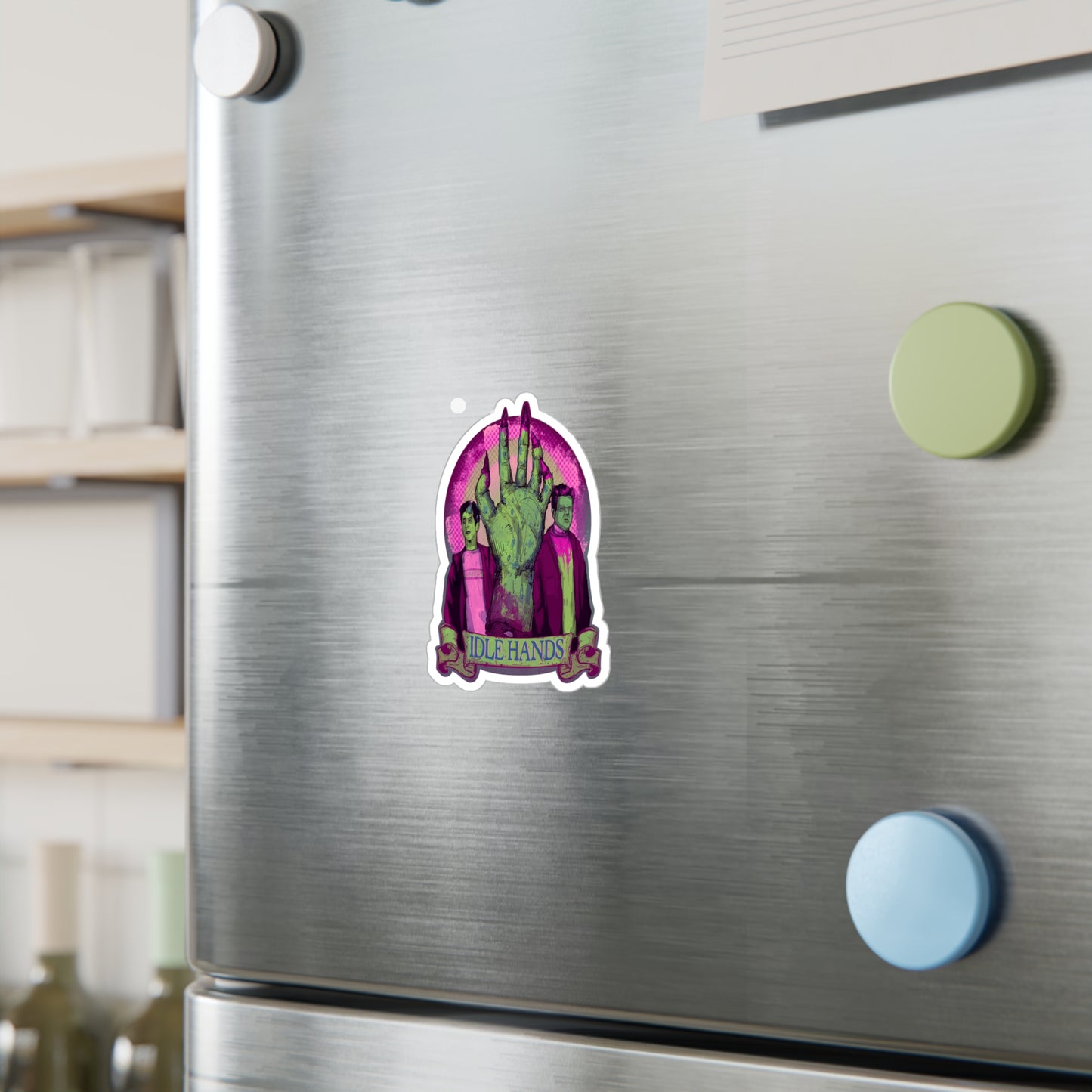 Idle Hands Kiss-Cut Vinyl Decal