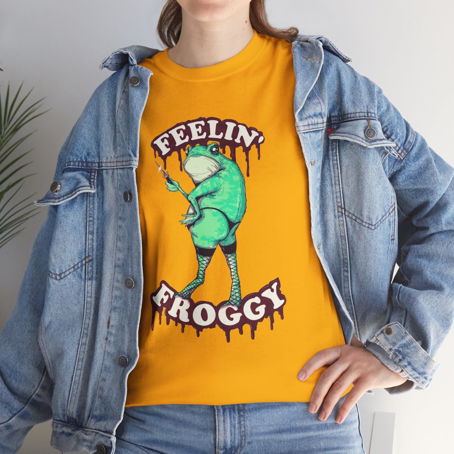 Feelin Froggy Unisex Heavy Cotton Tee