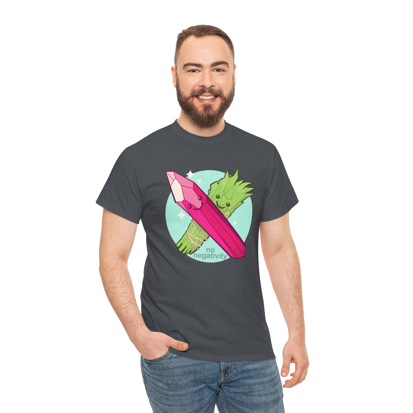 No Negativity Unisex Heavy Cotton Tee