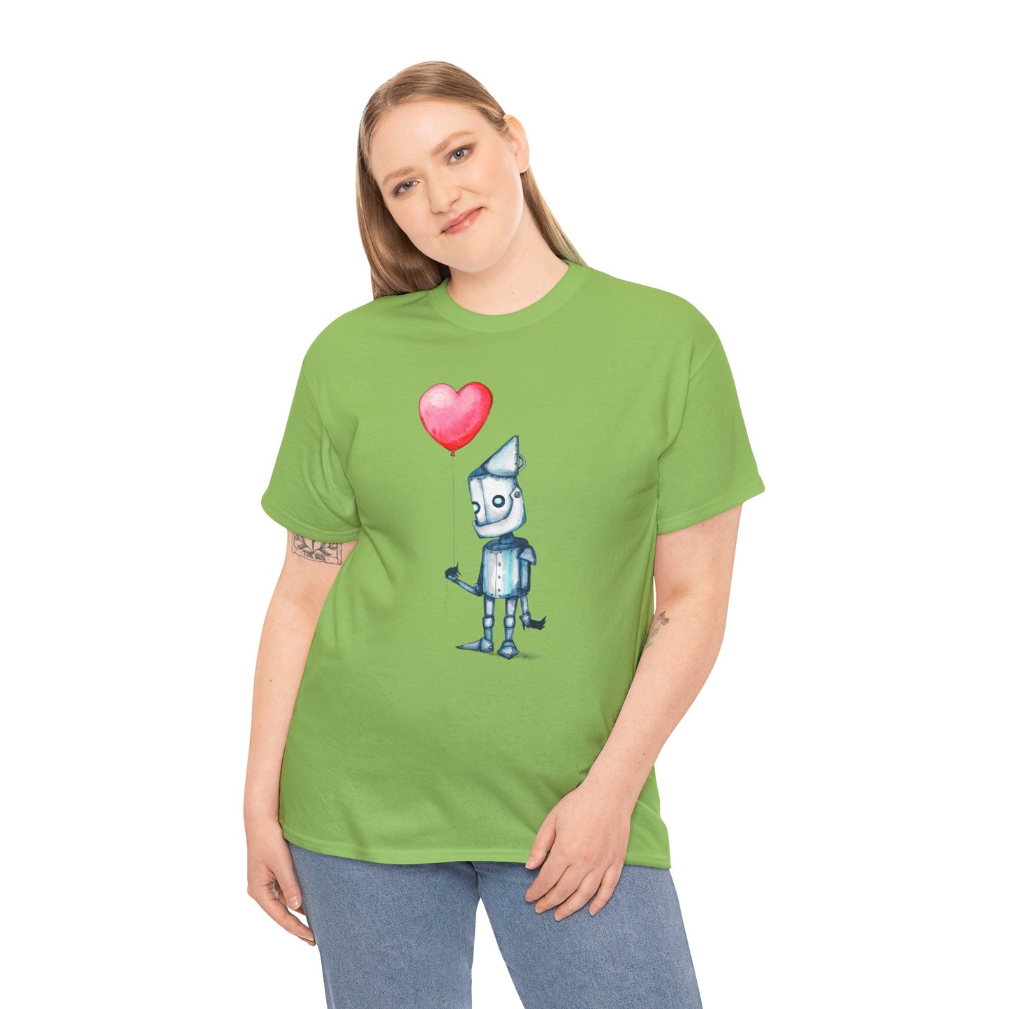 Tinman Gets A Heart Unisex Heavy Cotton Tee