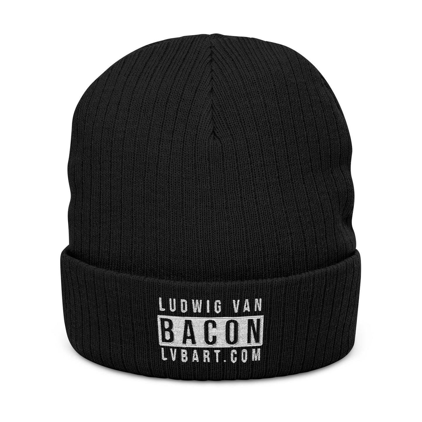 LVB Parental Advisory Ribbed Knit Beanie Embroidered