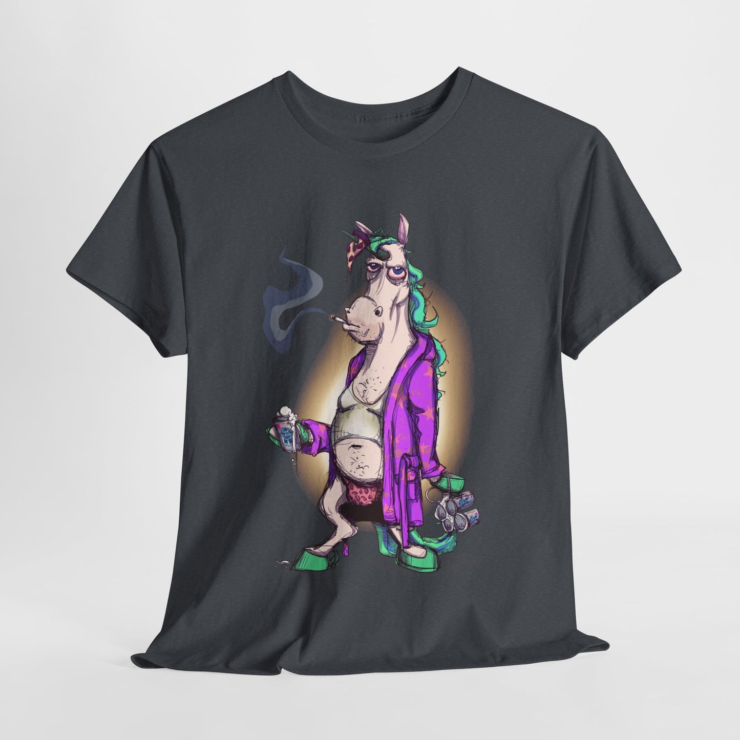 Dontgiveafuckacorn Unisex Heavy Cotton Tee