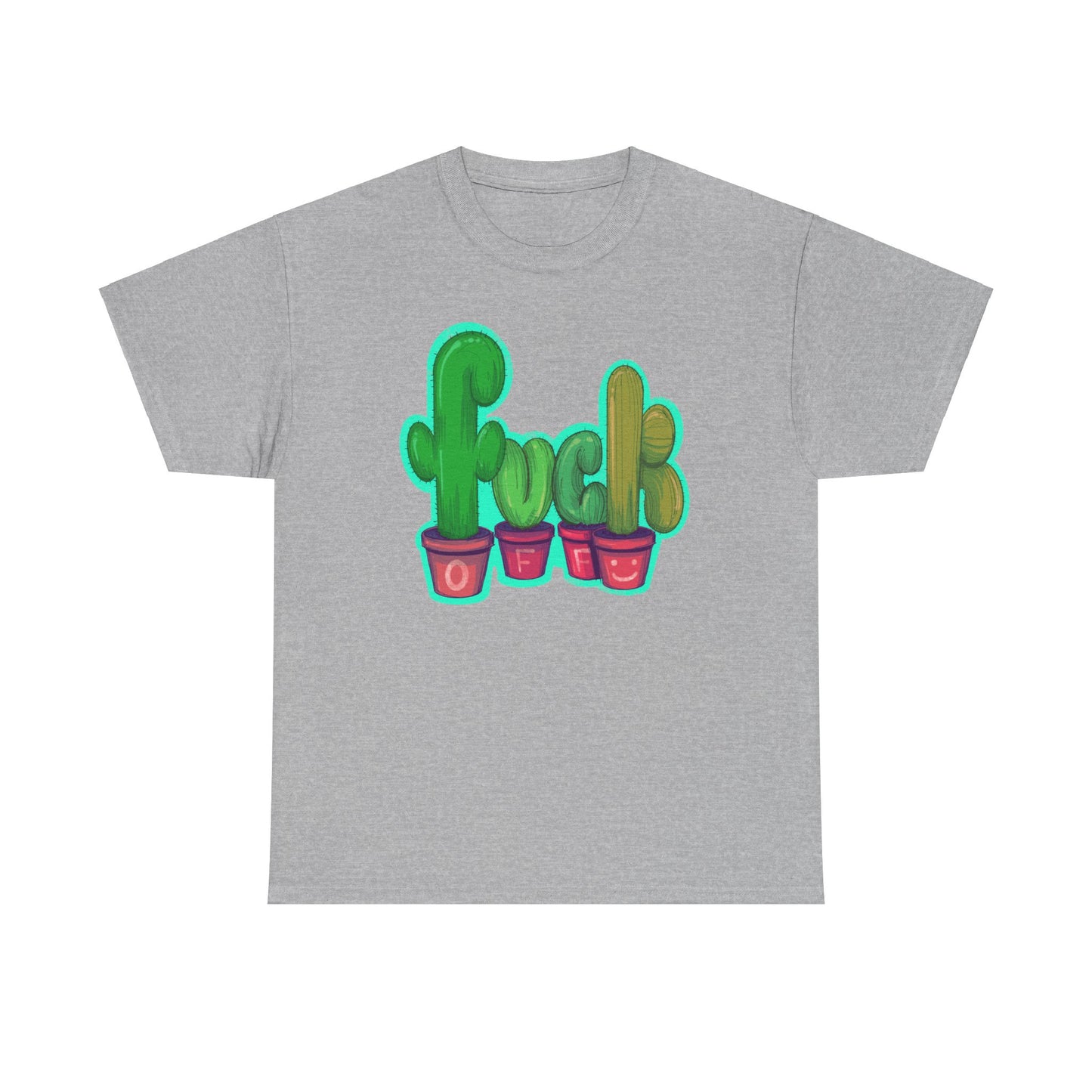 Rude Succulents Unisex Heavy Cotton Tee