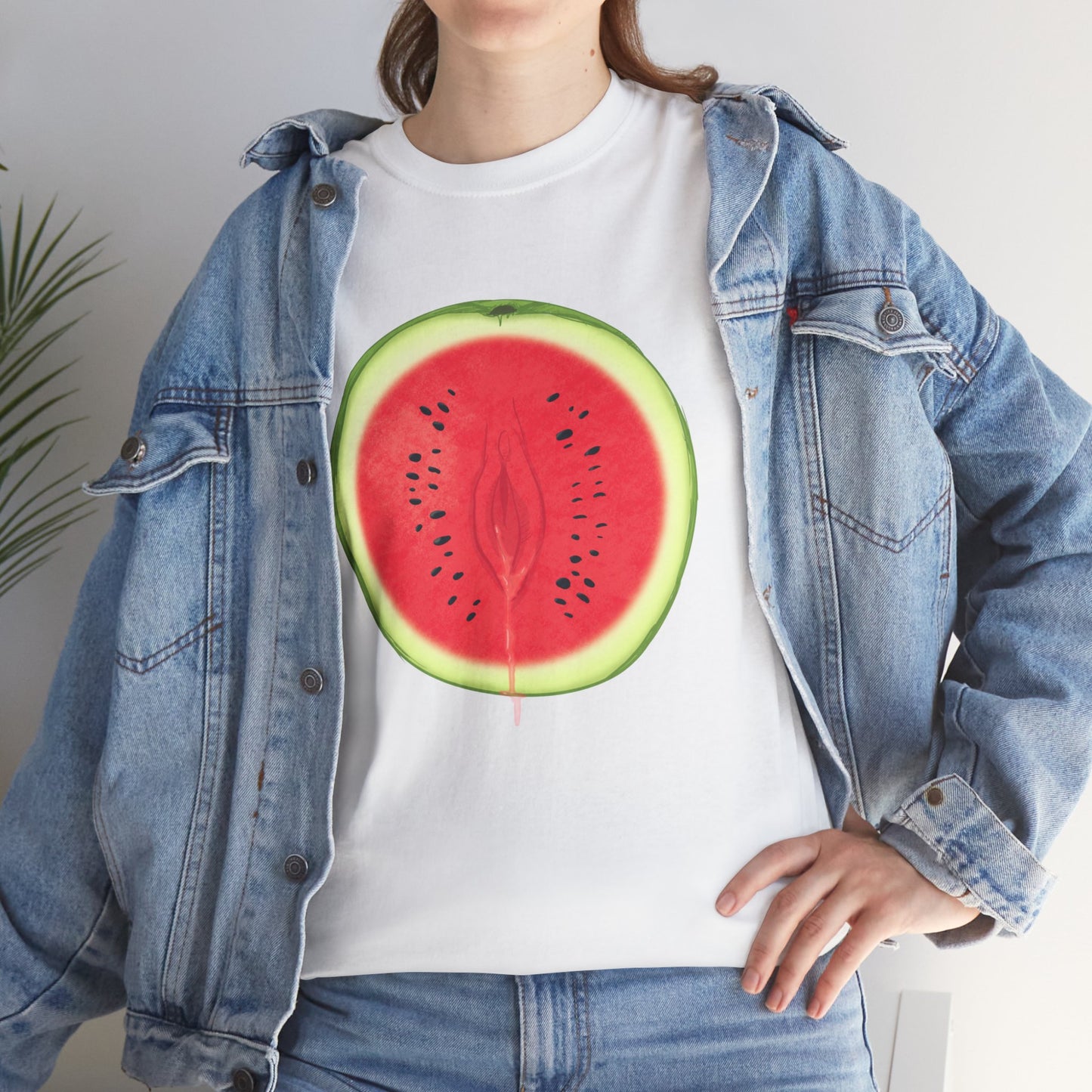 Juicy Watermelon Unisex Heavy Cotton Tee