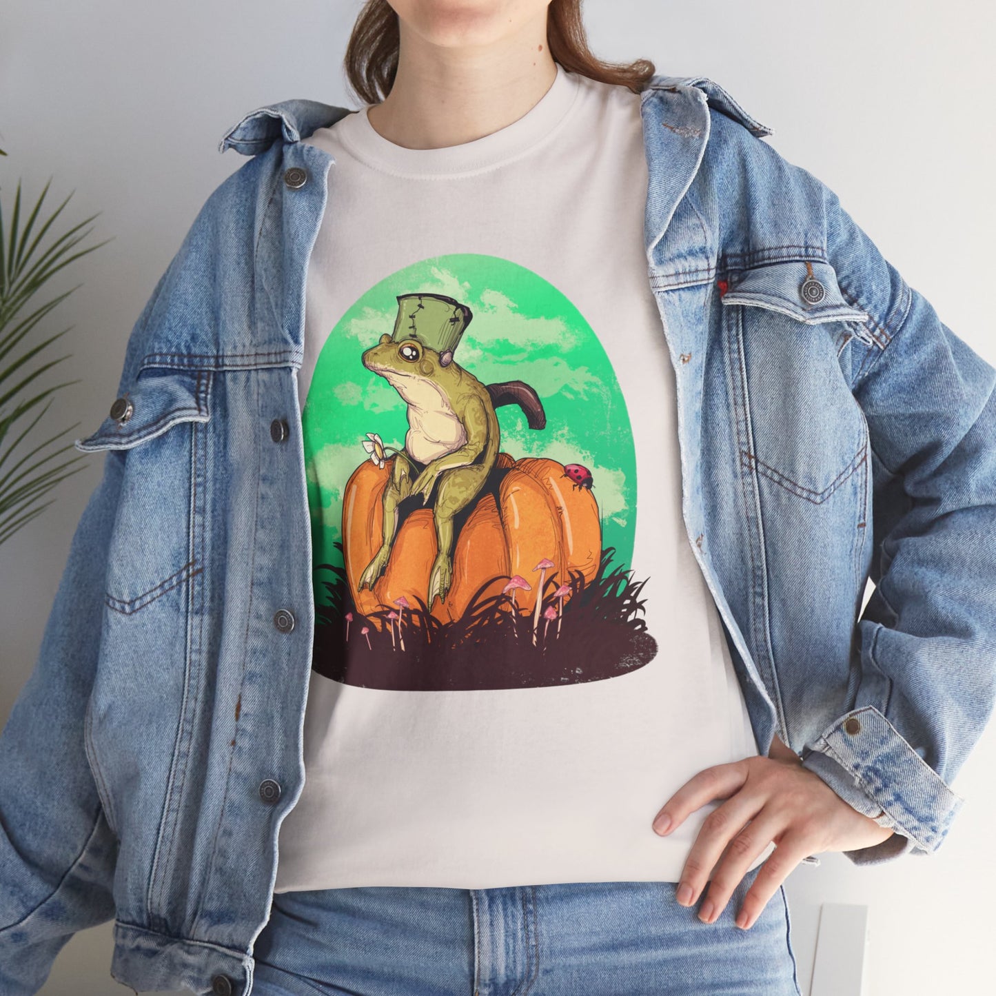 Frogenstein Unisex Heavy Cotton Tee