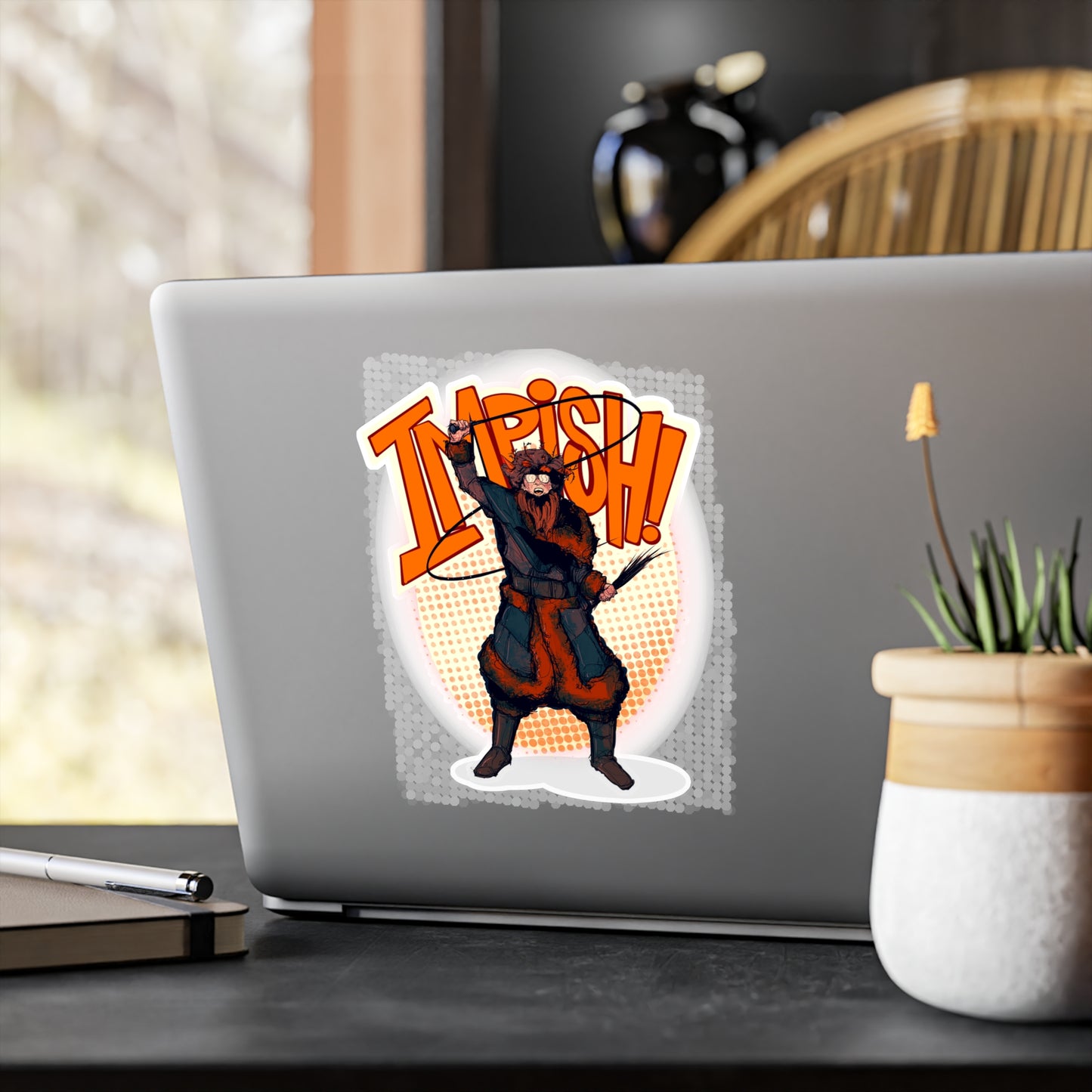 Impish Kiss-Cut Vinyl Decal