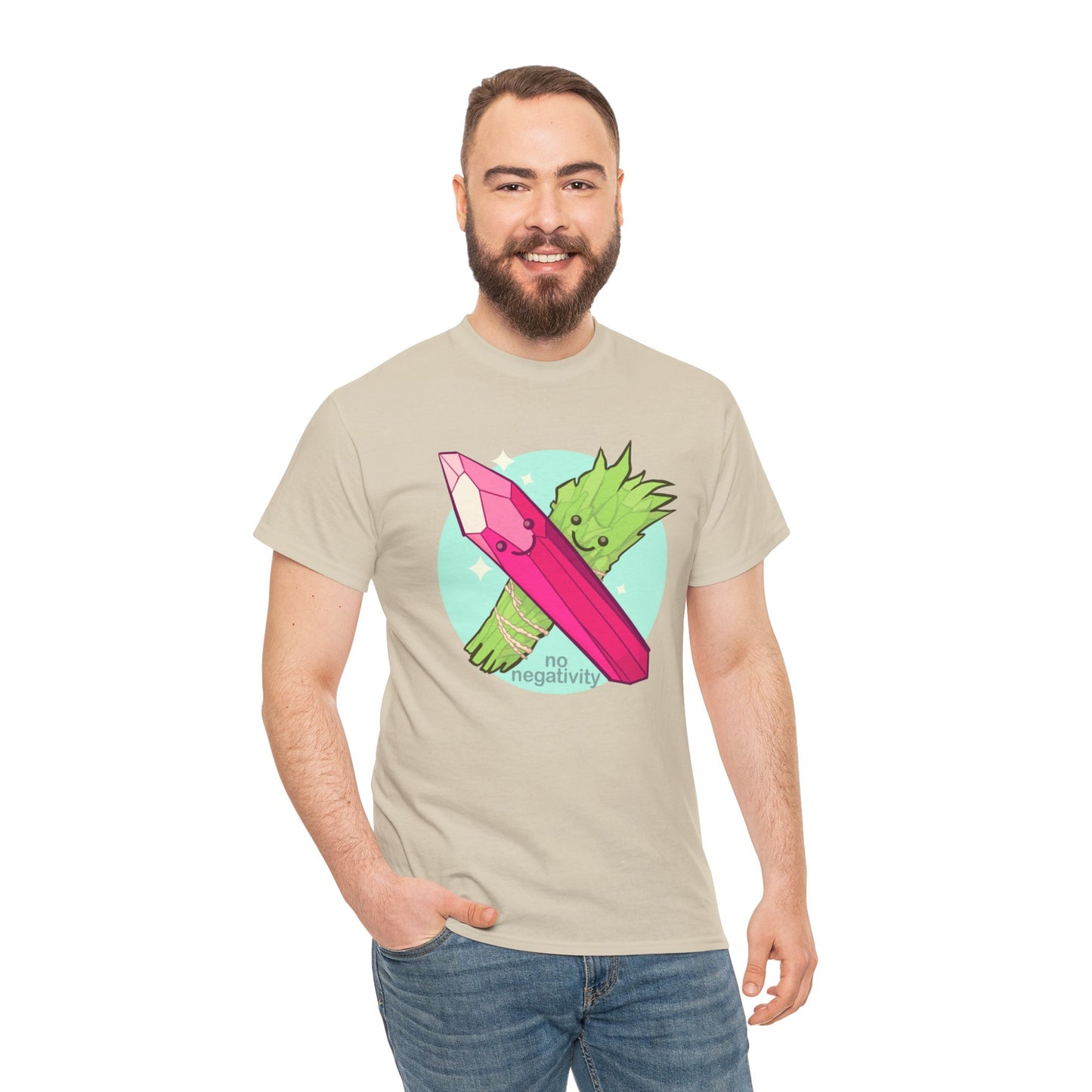 No Negativity Unisex Heavy Cotton Tee