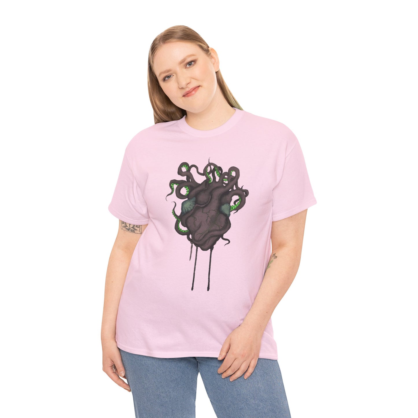 Black Heart Unisex Heavy Cotton Tee