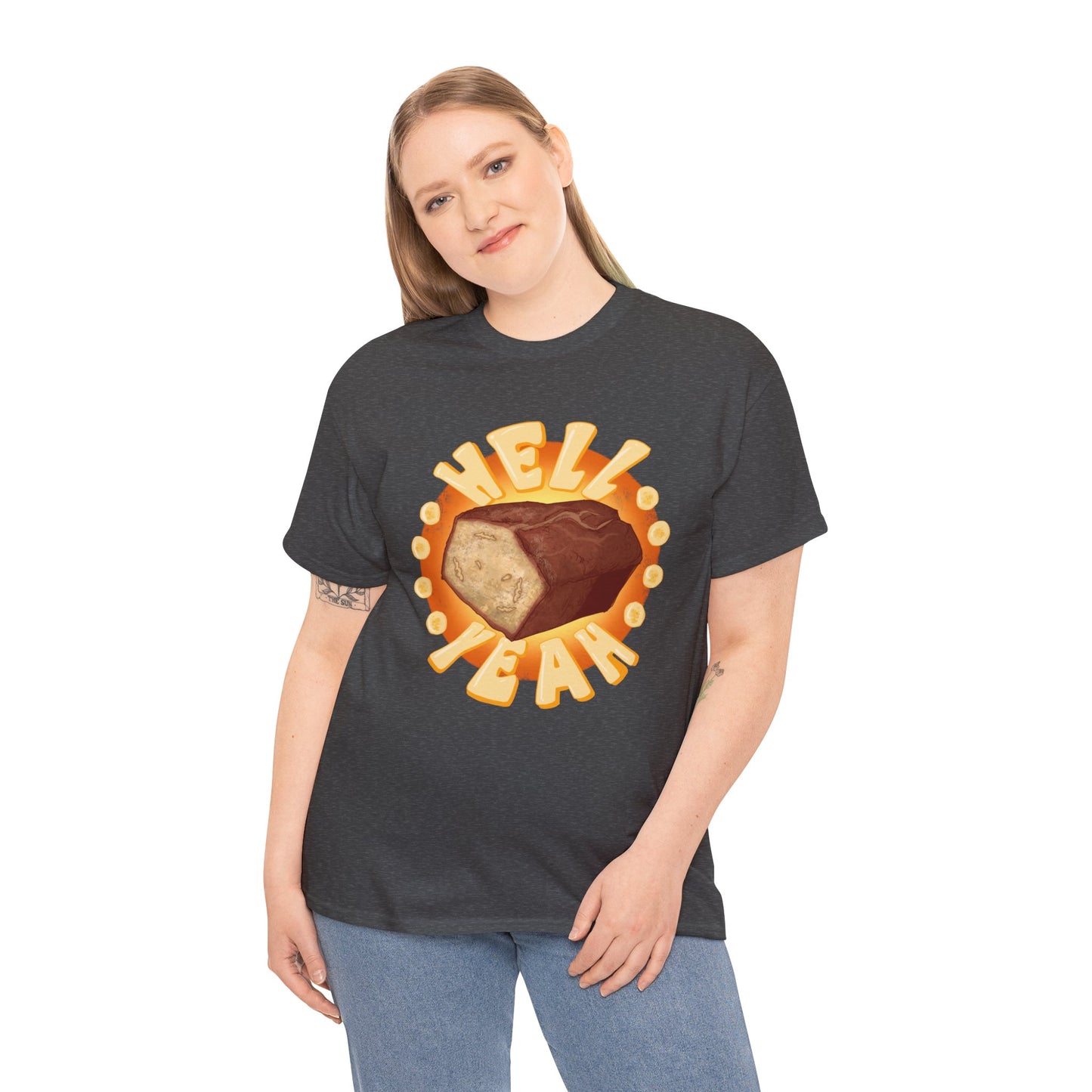 Banana Bread At Work Unisex Heavy Cotton Tee