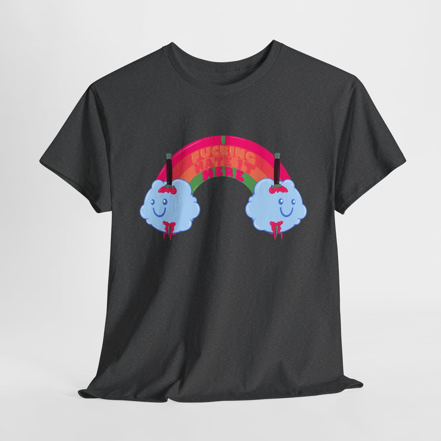 I Fucking Hate It Here Unisex Heavy Cotton Tee