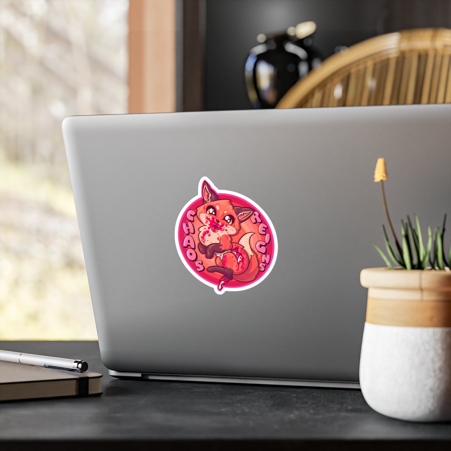 Chaos Reigns Kiss-Cut Vinyl Decal