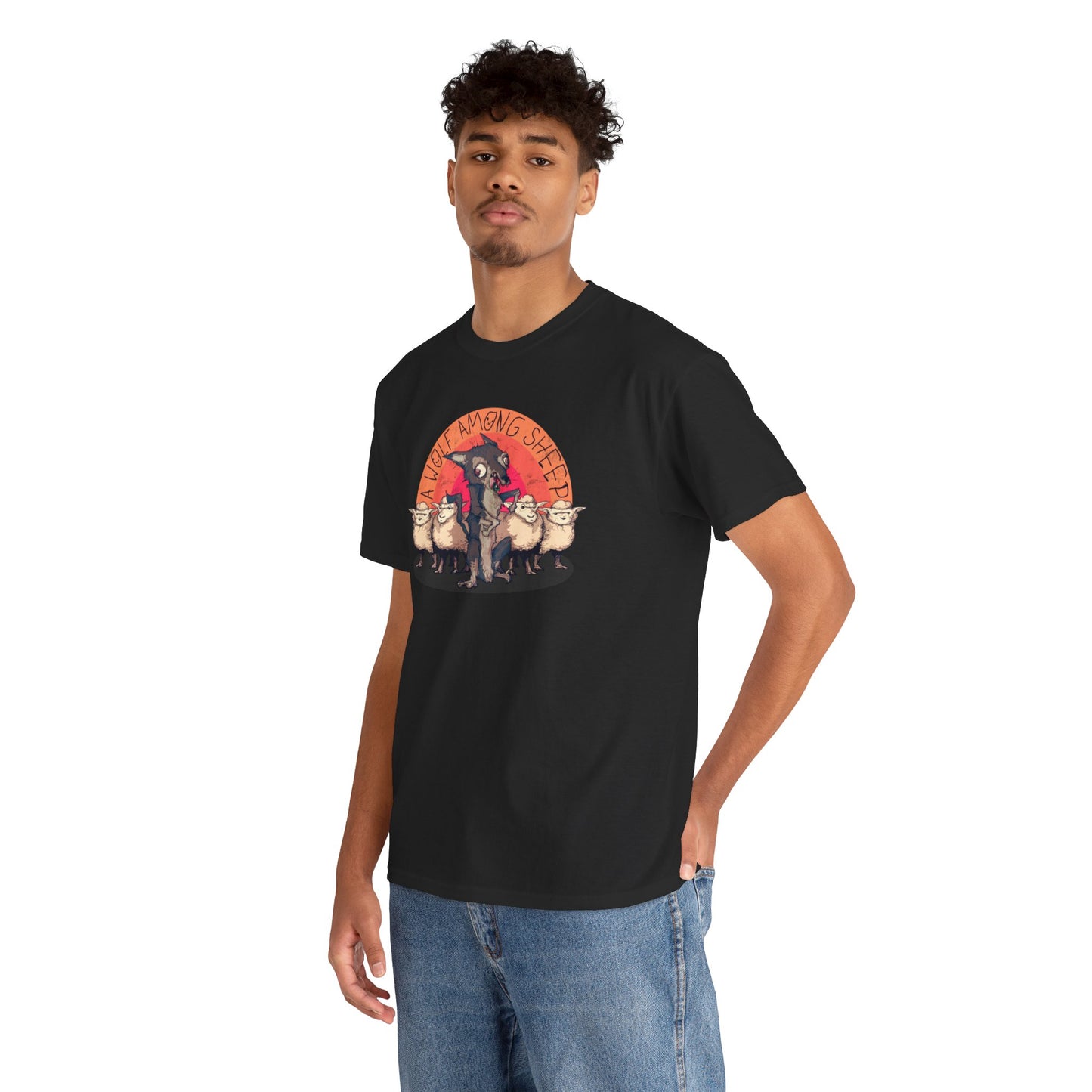A Wolf Among Sheep Unisex Heavy Cotton Tee