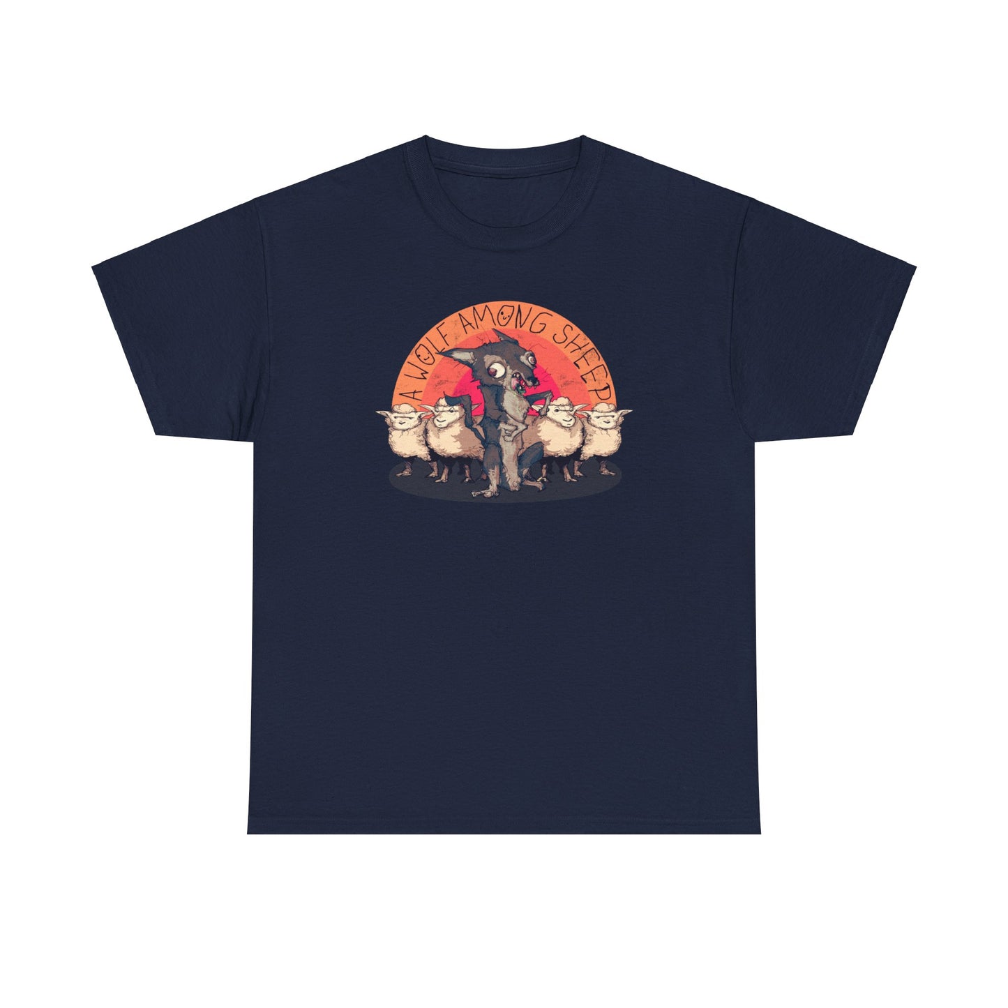A Wolf Among Sheep Unisex Heavy Cotton Tee
