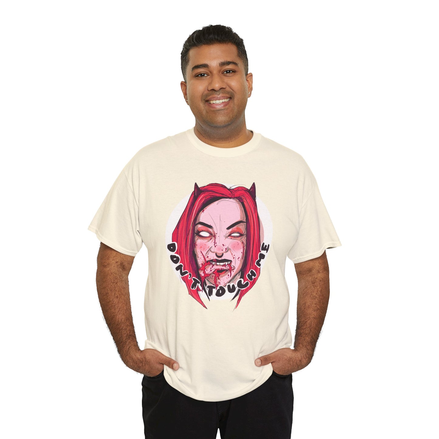 Don't Touch Me Unisex Heavy Cotton Tee