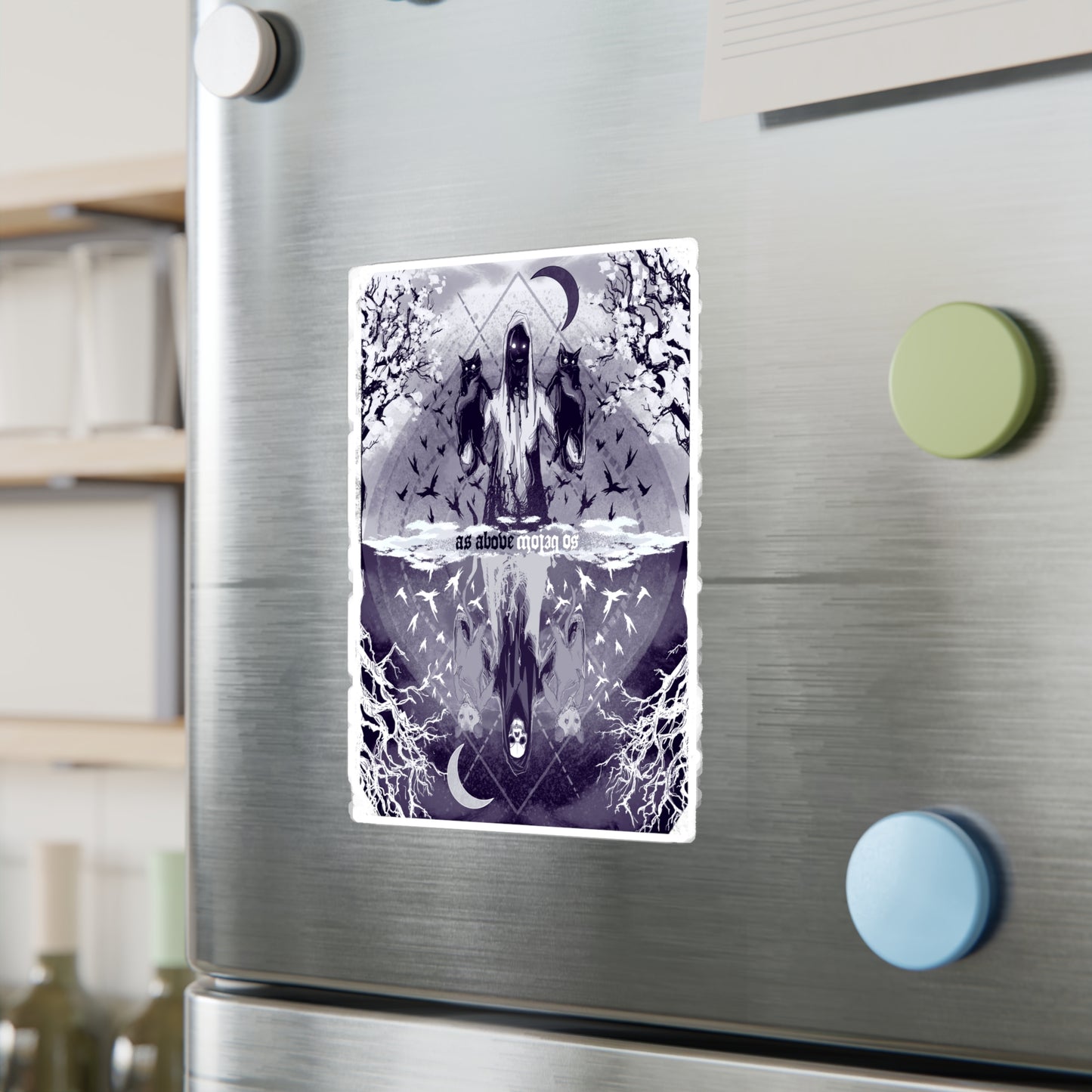 As Above So Below Kiss-Cut Vinyl Decal