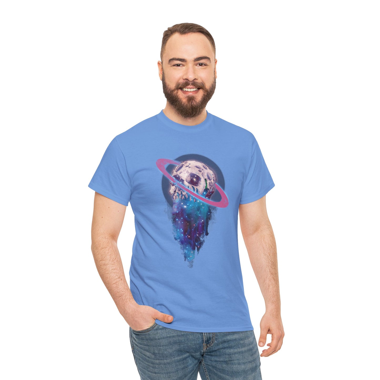 Elemental Skull Space Unisex Heavy Cotton Tee