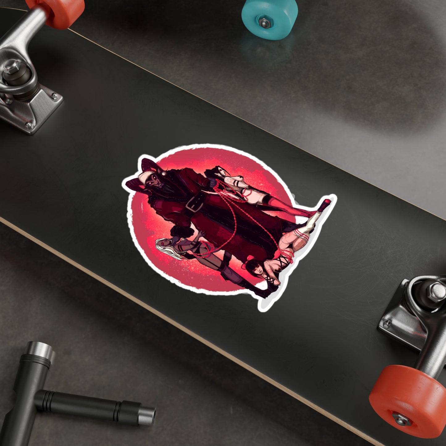 Krampus Daddy Kiss-Cut Vinyl Decal