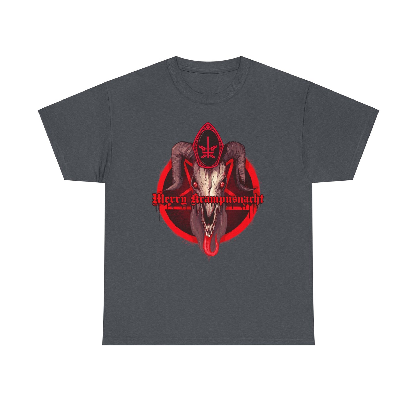Merry Krampusnacht Unisex Heavy Cotton Tee