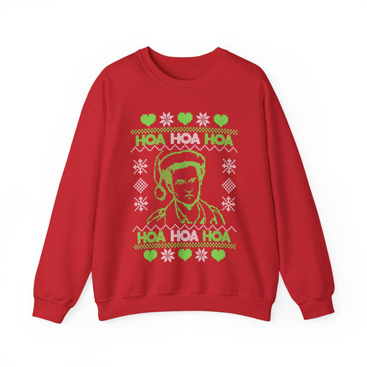HOA HOA HOA Christmas (Green) Unisex Heavy Blend™ Crewneck Sweatshirt