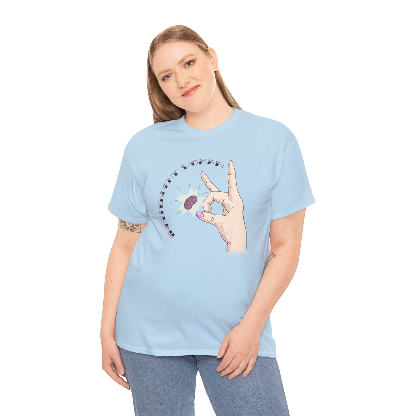 Independent Woman Unisex Heavy Cotton Tee