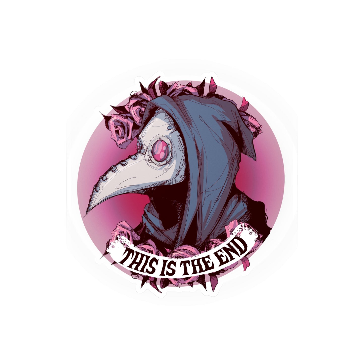 This Is The End Kiss-Cut Vinyl Decal
