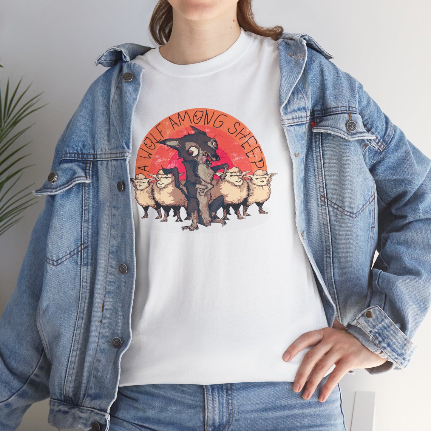 A Wolf Among Sheep Unisex Heavy Cotton Tee