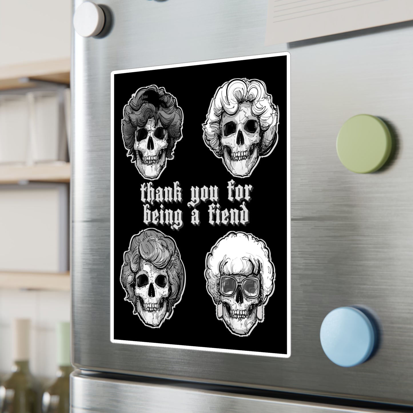 Gold Ghouls Kiss-Cut Vinyl Decal