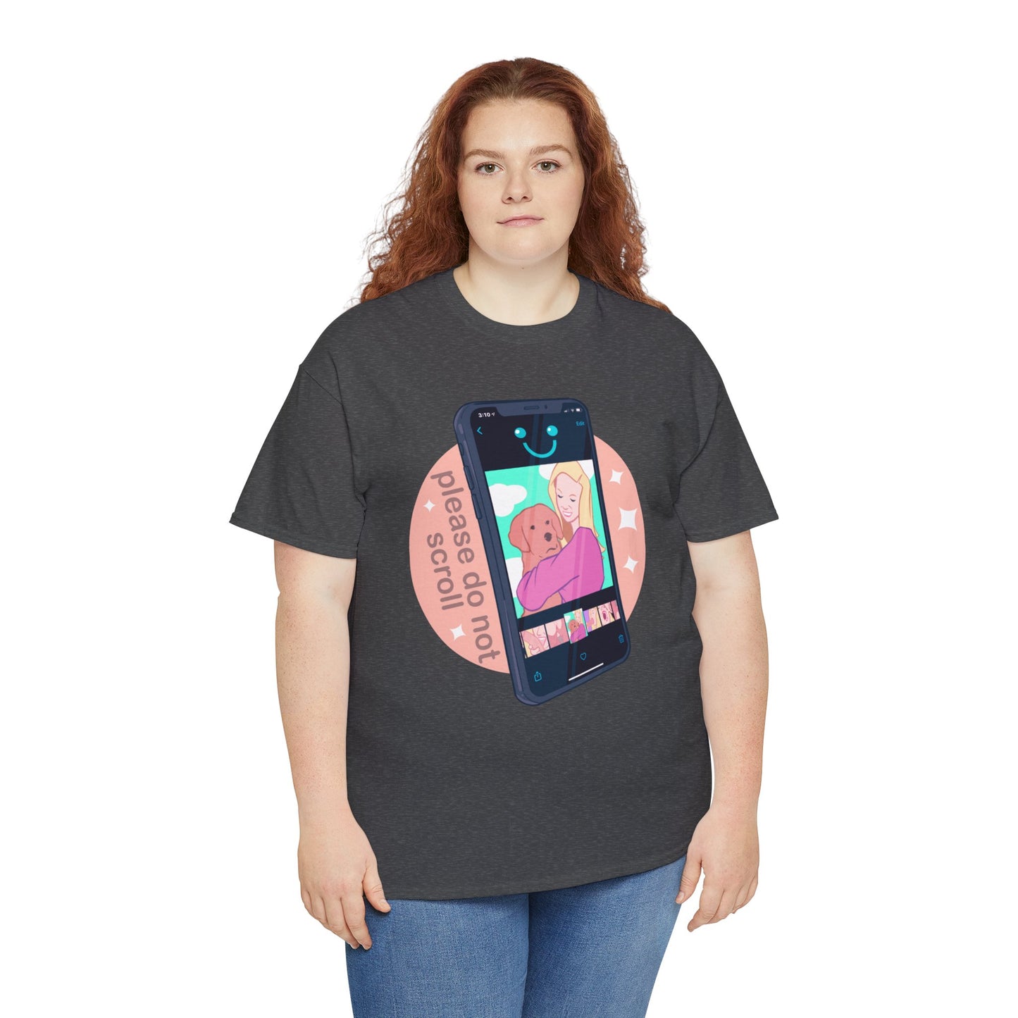 Don't Scroll Unisex Heavy Cotton Tee