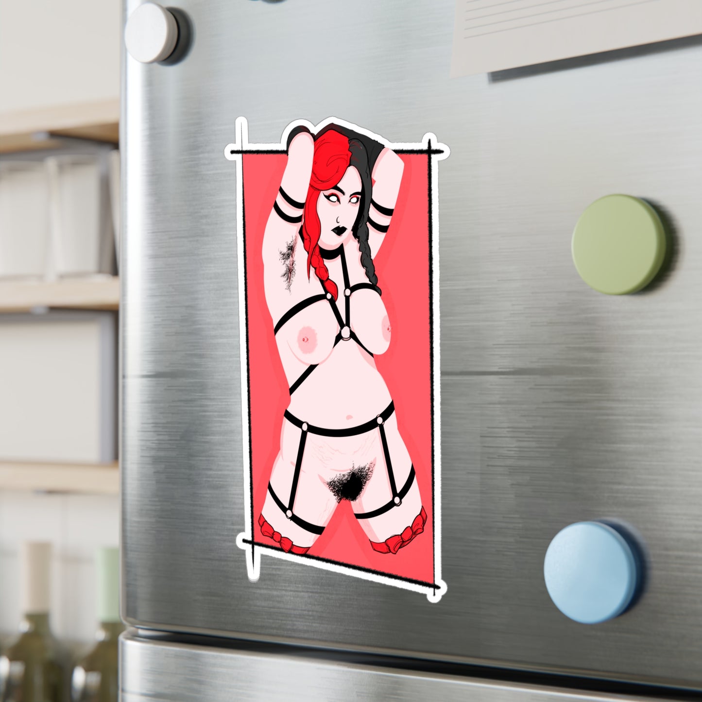 Natural Queen Kiss-Cut Vinyl Decal