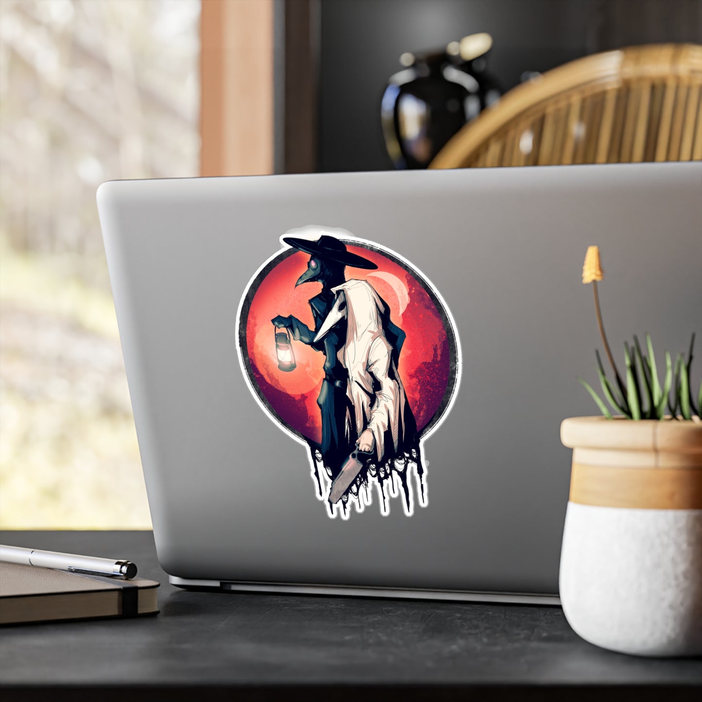 The Doctor & The Nurse Kiss-Cut Vinyl Decal