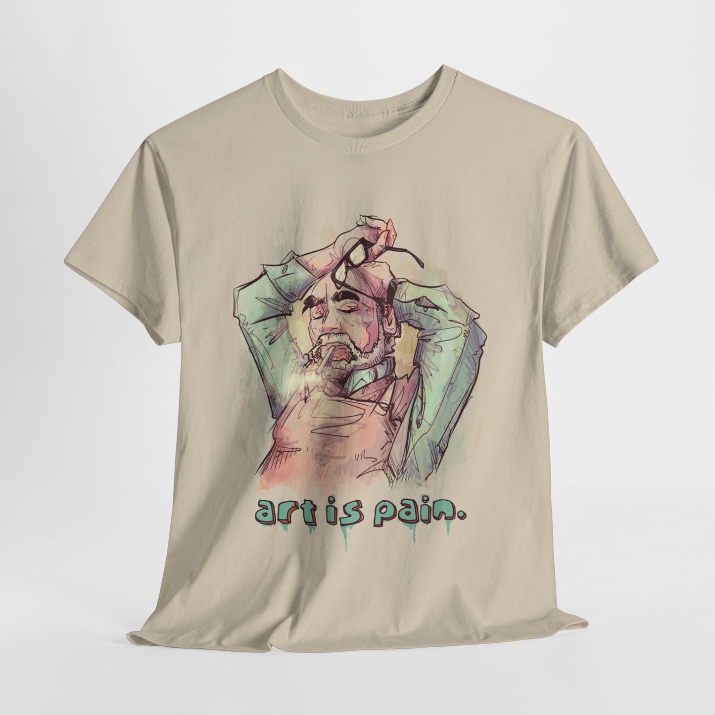 Art Is Pain Unisex Heavy Cotton Tee