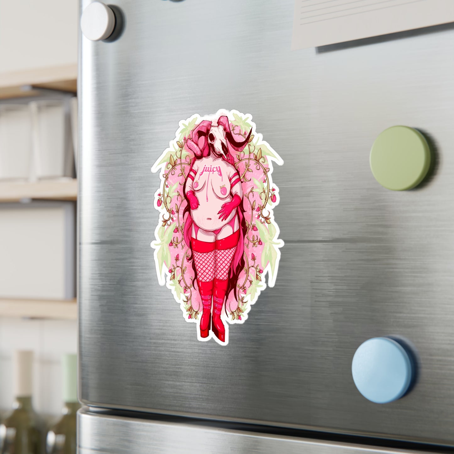 Juicy Kiss-Cut Vinyl Decal