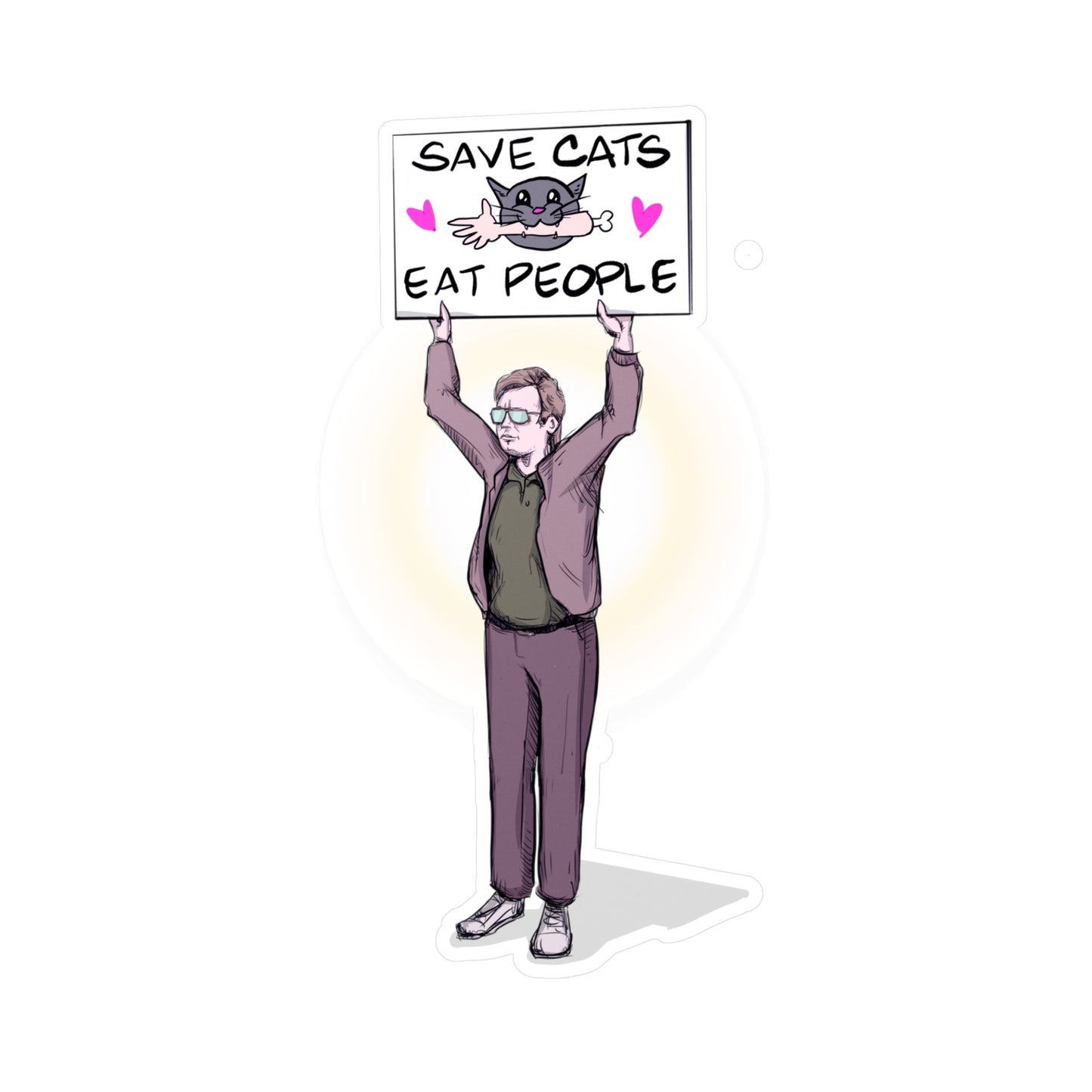 Activist Jeffrey Kiss-Cut Vinyl Decal
