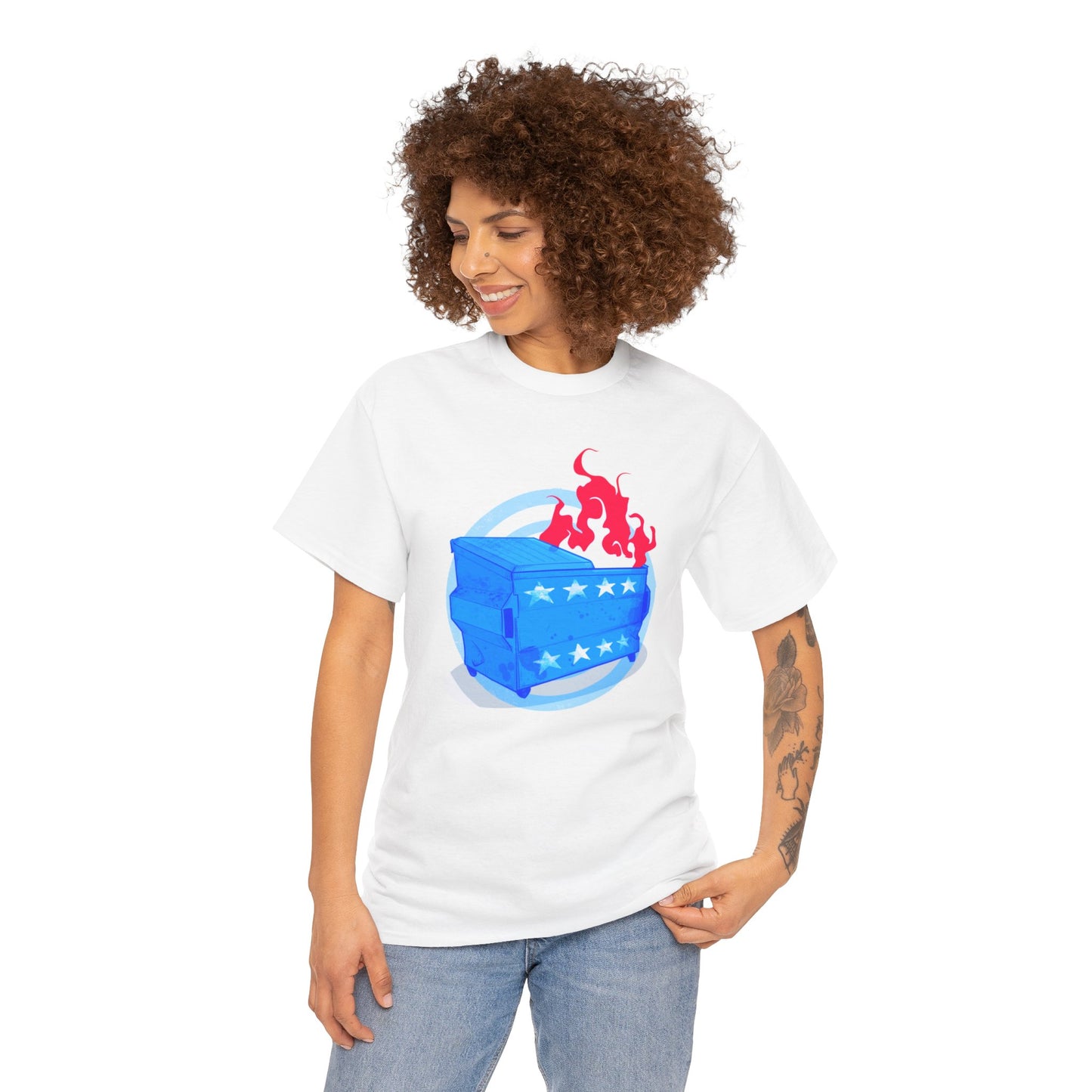 American Dumpster Firre Unisex Heavy Cotton Tee