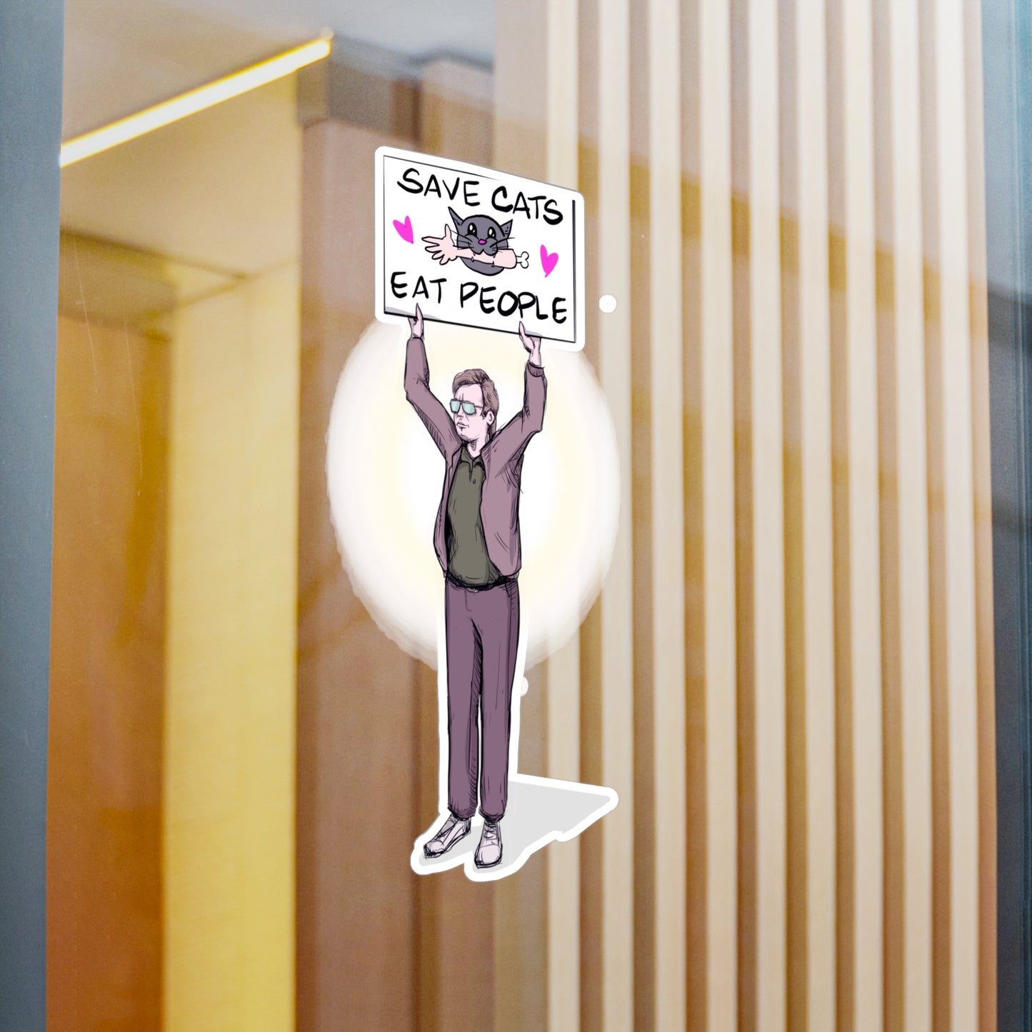Activist Jeffrey Kiss-Cut Vinyl Decal
